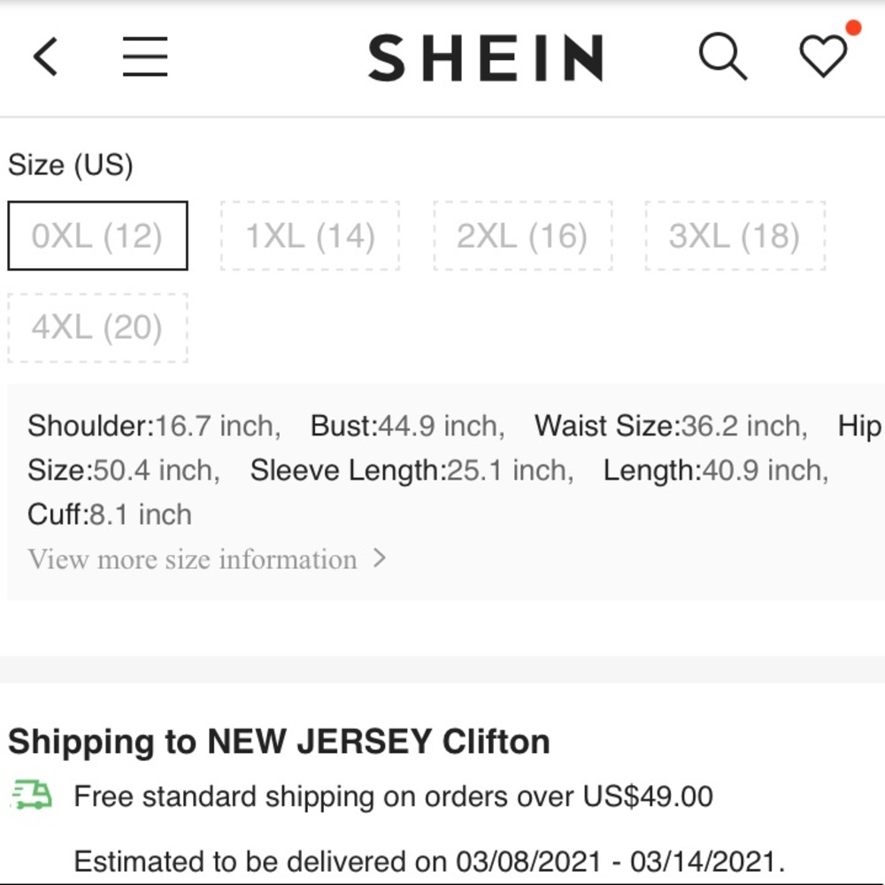 SHEIN Navy Dot Dress - Picture 6 of 10